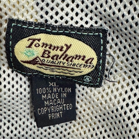 Vintage Tommy Bahama Mens Floral Swim Trunks Size XL Nylon Board Shorts Mesh - Picture 6 of 9